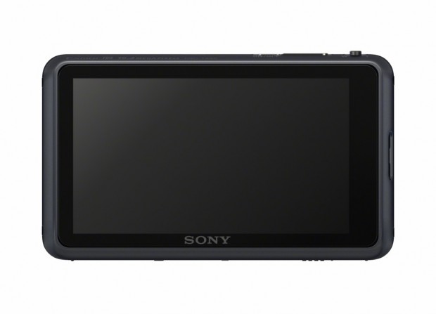 Sony Cyber-Shot DSC-TX55  - Die Rückseite wird vollständig vom Display ausgenutzt (Bild: Sony)